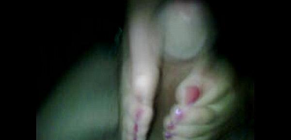  wifes first footjob